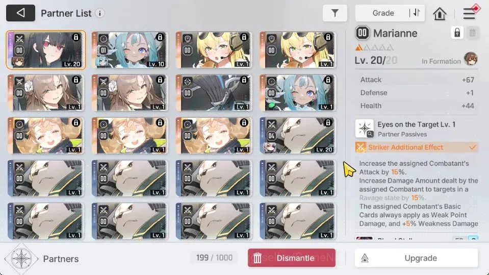 Chaos Zero Nightmare Accounts GLOBAL Lv30|6 SSR[Diana,Nine,Narja,Tiphera,Yuki,Kh image 5