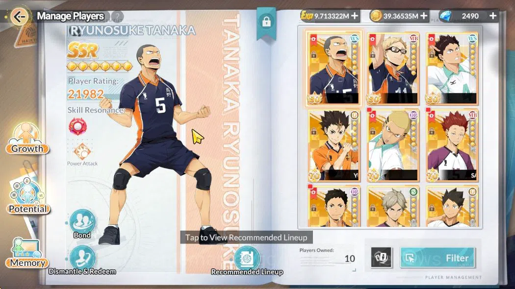 HAIKYU!! FLY HIGH Accounts SEA Lv54|3 SP [Kuroo,Akaashi,Bokuto]+Memo 3UR [(Sa image 4
