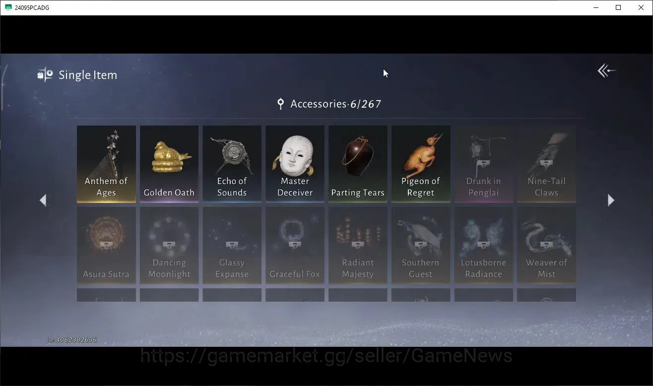 Where Winds Meet Accounts GLOBAL|Lv 5|GS 3676|1 Harmonic Core|Nameless Sword|Lone March set,Anthem of Ages,Golden 16