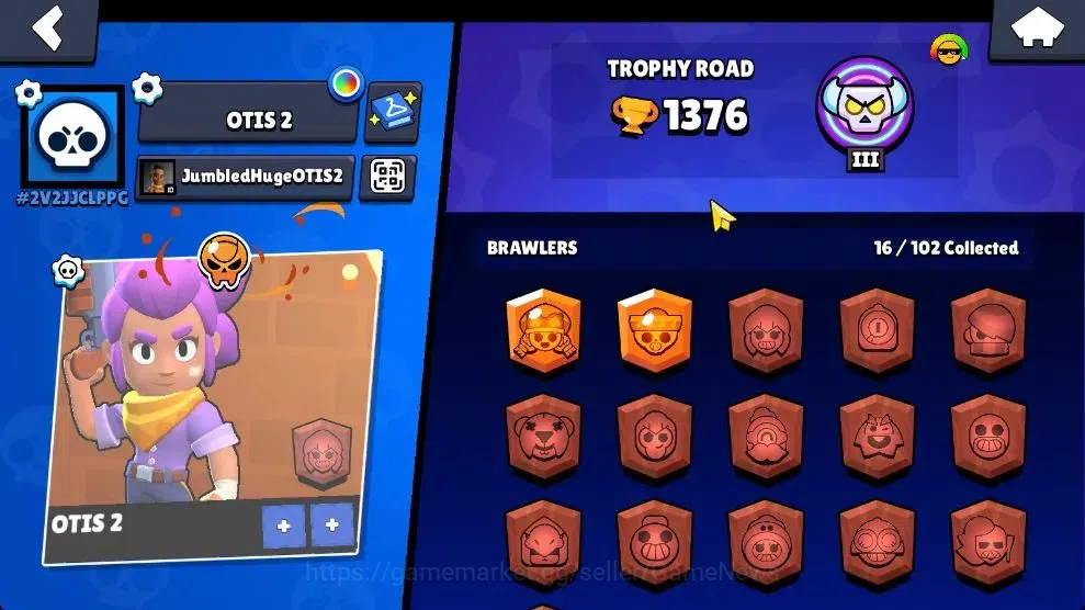 Brawl Stars Accounts 1376 Trophy|16 Brawlers 1 Max Lvl [Jessie]|12 Skin image 12