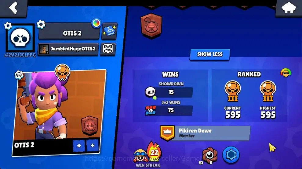 Brawl Stars Accounts 1376 Trophy|16 Brawlers 1 Max Lvl [Jessie]|12 Skin image 4