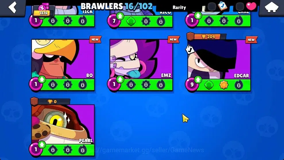 Brawl Stars Accounts 1376 Trophy|16 Brawlers 1 Max Lvl [Jessie]|12 Skin image 6
