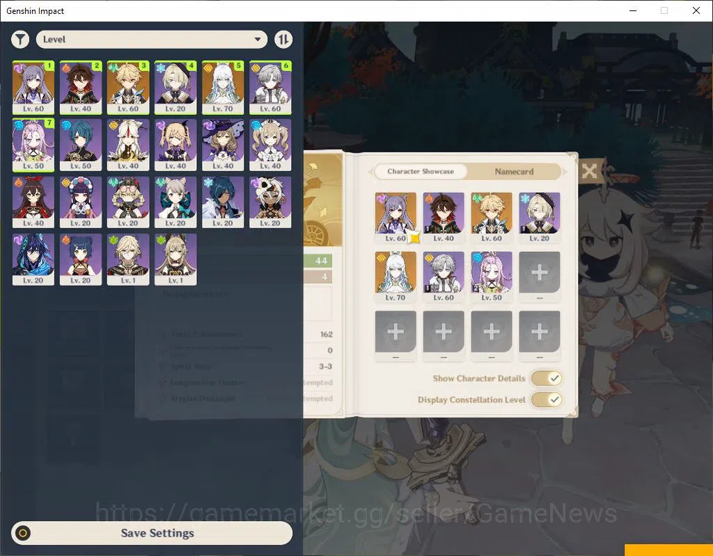 Genshin Impact Accounts ASIA|AR 44|1 Limited +2(*5Weapon)| Zibai |MC Male| image 1