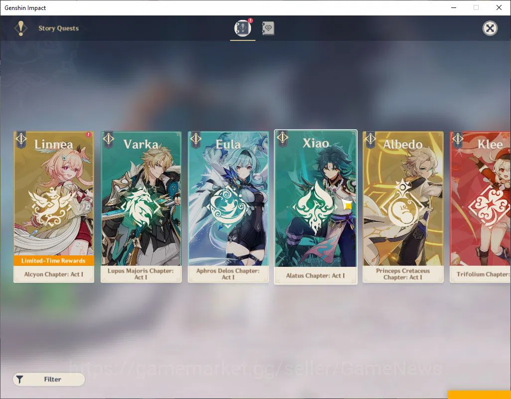 Genshin Impact Accounts ASIA|AR 44|1 Limited +2(*5Weapon)| Zibai |MC Male| image 4