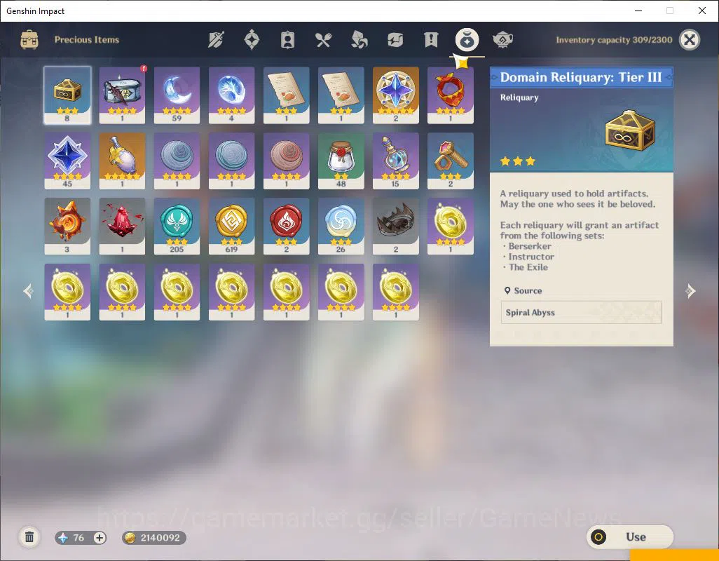 Genshin Impact Accounts ASIA|AR 44|1 Limited +2(*5Weapon)| Zibai |MC Male| image 6