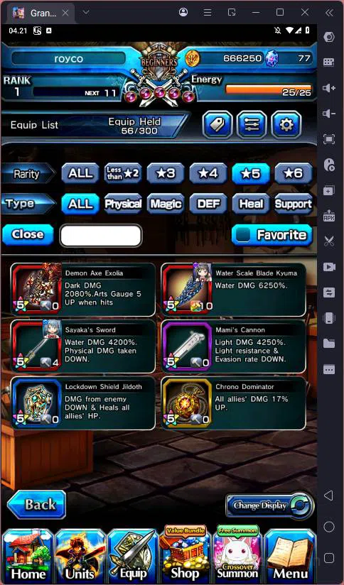 Grand Summoners Accounts Global |Ascend 5| Sayaka, Kaname, Liza, Akemi | GS image 4