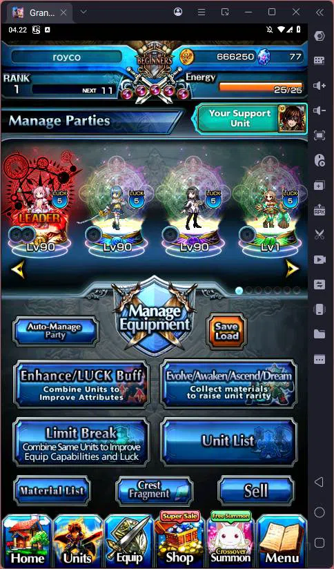 Grand Summoners Accounts Global |Ascend 5| Sayaka, Kaname, Liza, Akemi | GS image 5