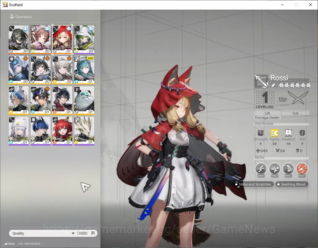 Arknights: Endfield Accounts ASIA|Lv2|2SSR(1Limited)+1(*6WP)|[Rossi],Ardelia+Si image 3