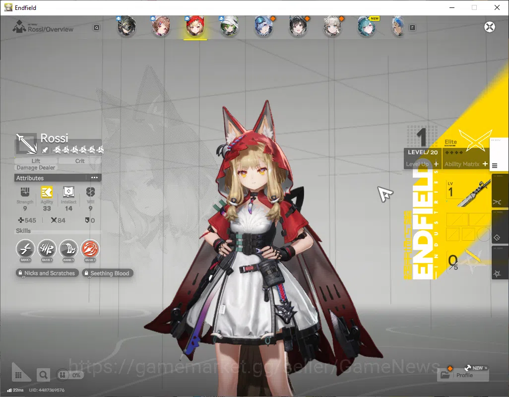 Arknights: Endfield Accounts ASIA|Lv2|2SSR(1Limited)+1(*6WP)|[Rossi],Ardelia+Si image 4