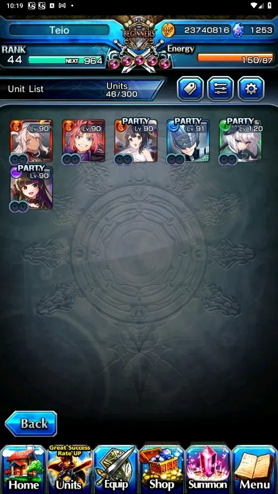 Grand Summoners Accounts Global | Rank 44 |1.253 Crystal|6 Ascend|Chloe (Fa image 5