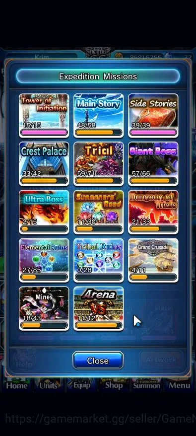 Grand Summoners Accounts Global|Rank 123|1 Sp Art|36 Ascend 11 TW|(Saitama, image 10