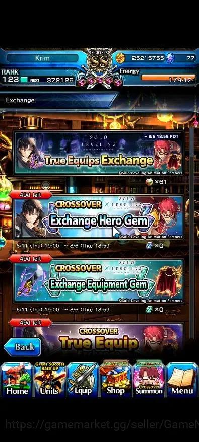 Grand Summoners Accounts Global|Rank 123|1 Sp Art|36 Ascend 11 TW|(Saitama, image 11