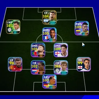 eFootball Accounts High-End Android|Power 3132|Show Time Manuel Neuer,Michael Olise,James Rodriguez,etc|4 Epic