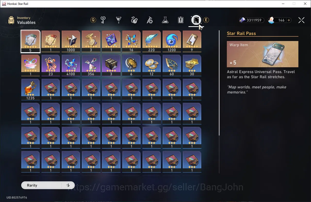 Honkai Star Rail Accounts ASIA|TL 68||10 limit|Castorice+sign,Tribbie+sign,T image 11
