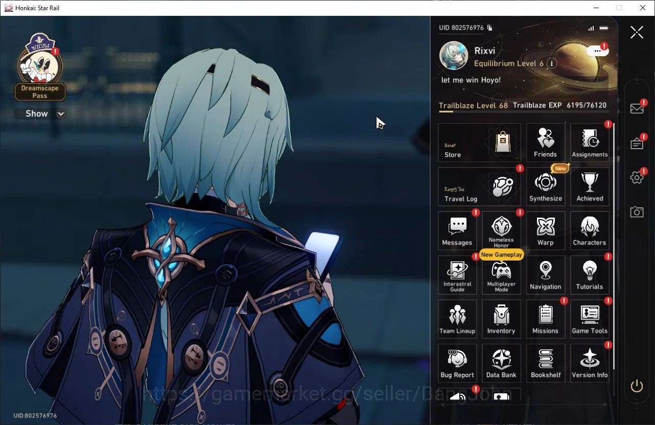 Honkai Star Rail Accounts ASIA|TL 68||10 limit|Castorice+sign,Tribbie+sign,T image 2