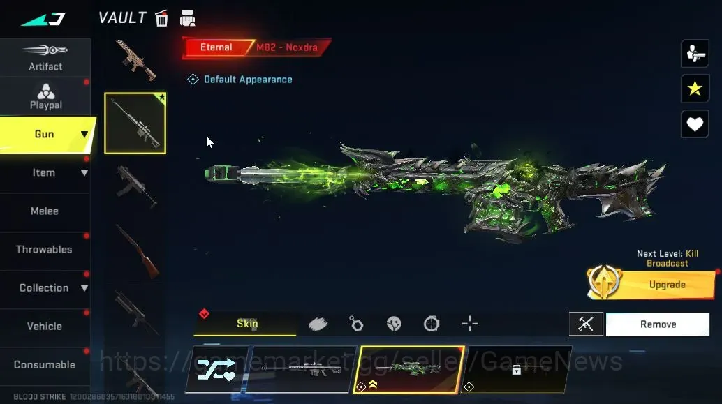 Blood Strike Accounts Starter ASIA|ETERNAL M82 Noxdra|Fresh Starter Acc Lv1|Log NetEase|Take Mail|Check SS|BLS6723 1