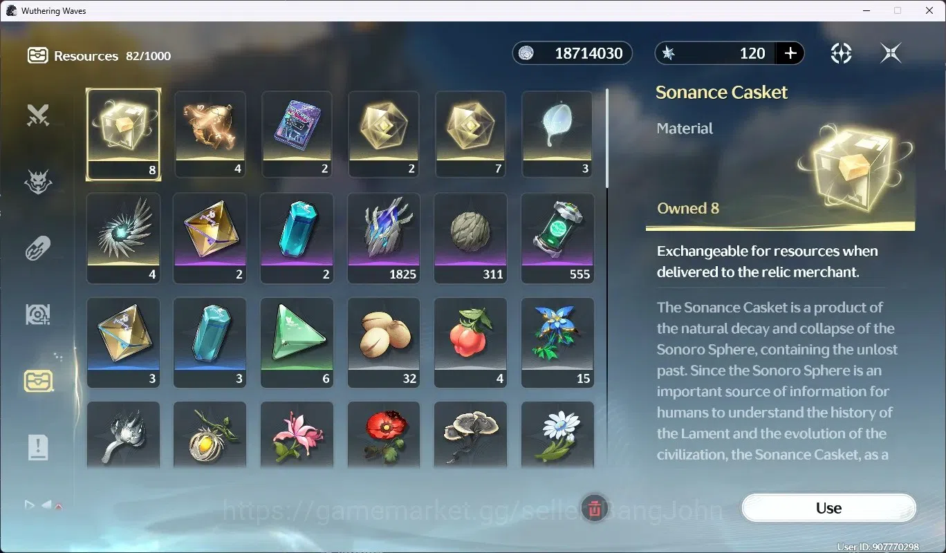 Wuthering Waves Accounts SEA|UL 48 | Rank 5 |2 Char Limited [Lucy RC5+Sign, image 15