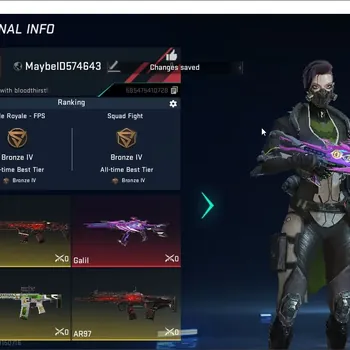 Blood Strike Accounts High-End ASIA|1 ETERNAL: Galil-Blight's Embrace Lv2|3 LEGENDARY Guns|2 Legendary Camo