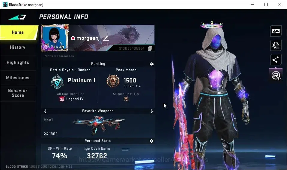 Blood Strike Accounts ASIA|8 ULTRA[ETHAN,BLAST,KATYA,ZERO,UMP45,M700,INP image 2