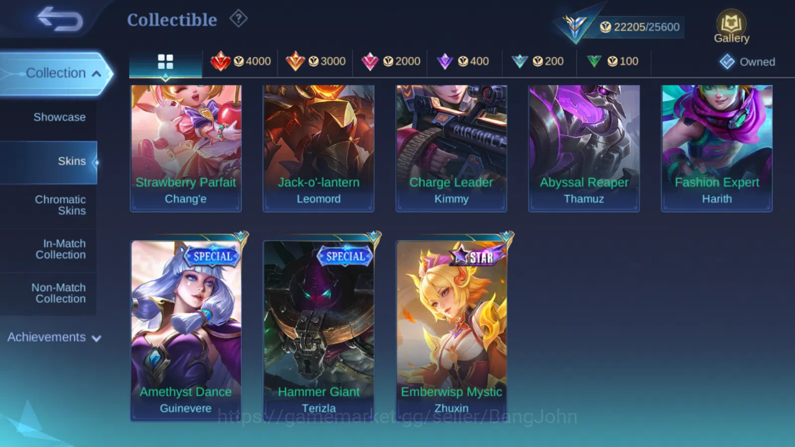 Mobile Legends: Bang Bang Accounts Hero 82 | Skin 128 | Emblem Max 6 | Zodiac Aurora  image 11