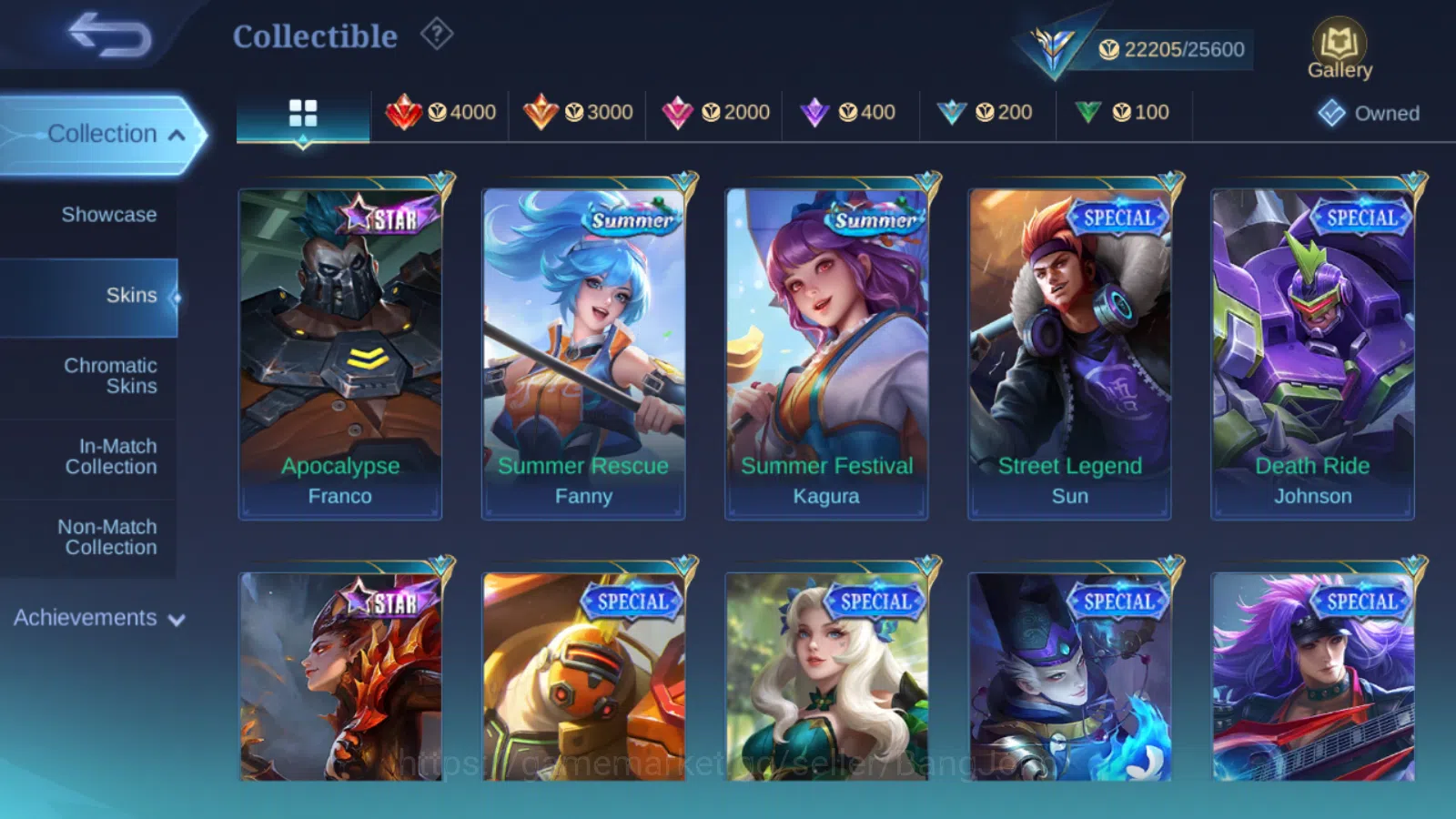 Mobile Legends: Bang Bang Accounts Hero 82 | Skin 128 | Emblem Max 6 | Zodiac Aurora  image 8