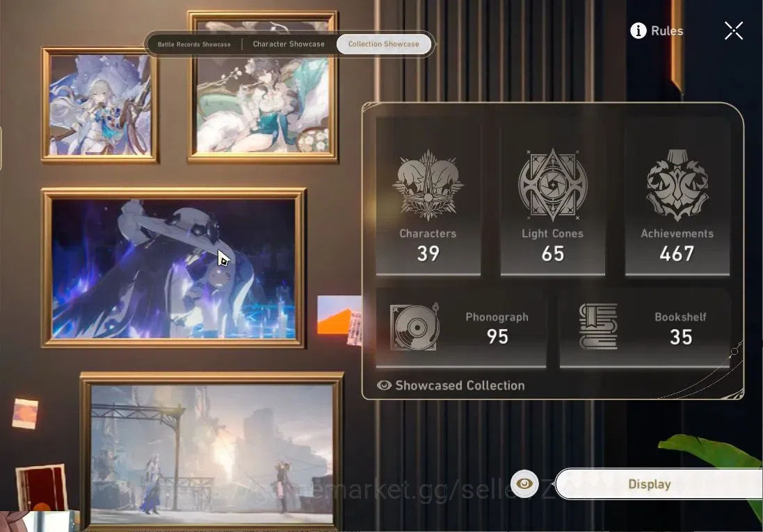 Honkai Star Rail Accounts Others ASIA|10x L80 Characters incl Cyrene, Hyacine, Evernight|Memory's Curtain Never Falls L80 1