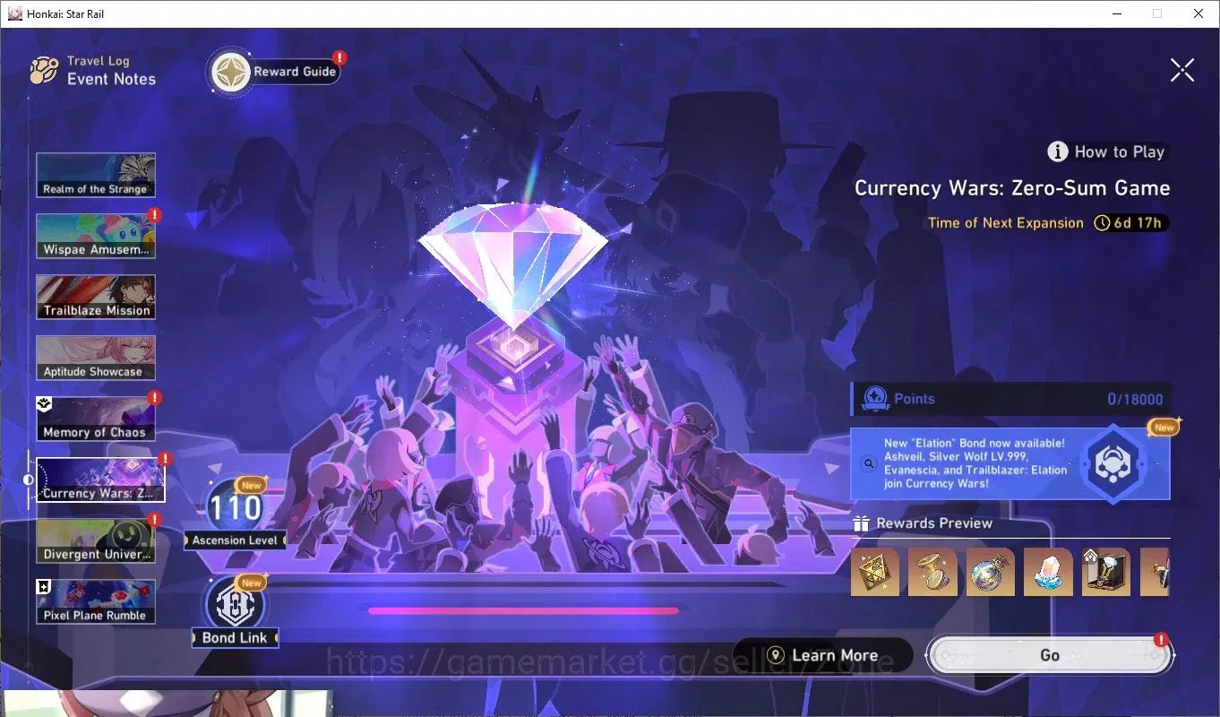 Honkai Star Rail Accounts Others ASIA|10x L80 Characters incl Cyrene, Hyacine, Evernight|Memory's Curtain Never Falls L80 5