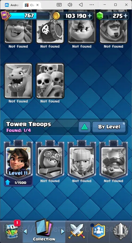 Clash Royale Accounts Mobile |Trophy 6500|6 EVO Cards|1 Hero Card|275 Ge image 11