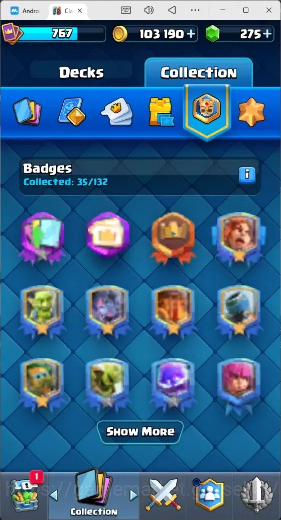 Clash Royale Accounts Mobile |Trophy 6500|6 EVO Cards|1 Hero Card|275 Ge image 15