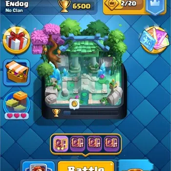 Clash Royale Midgame Mobile |Trophy 6500|6 EVO Cards|1 Hero Card|275 Ge image 1