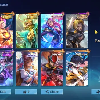 Mobile Legends: Bang Bang Accounts Others Hero 133|Skin 364|High Immo 147|2 Recall Epic|Aspi Ruby,Ducati
