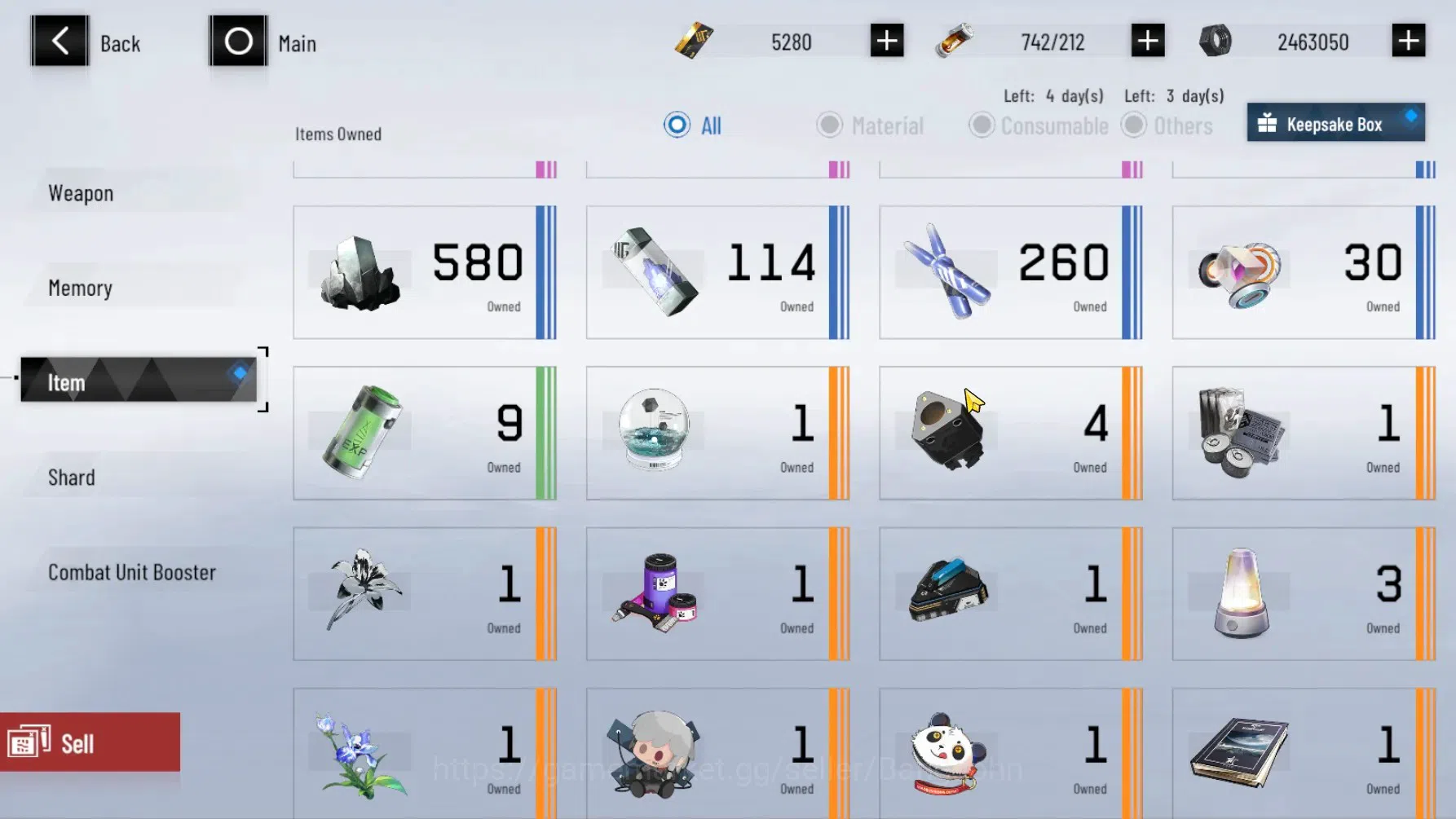Punishing: Gray Raven Accounts ASIA | Lv 74 | (S Lucia CW Lv 80)+Sign , S Lilith image 16