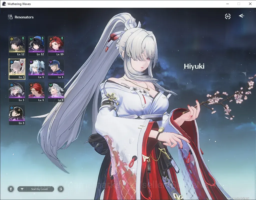 Wuthering Waves Accounts Starter NA |Starter UL 9|1 Limited Hiyuki |Female MC|Low Explore and Quest|Log Kuro|Take Mail|Check 1