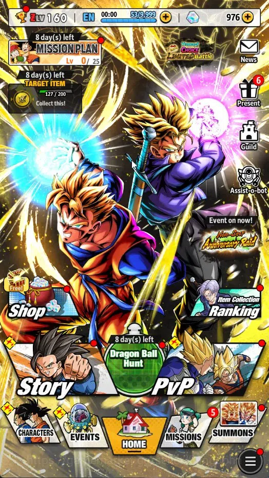 Dragon Ball Legends Accounts High-End Android | Lvl 160|45.3M Total Power|976 CC|1 LR|1 UL|LR Super Saiyan 1
