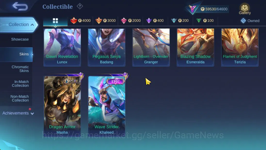 Mobile Legends: Bang Bang Accounts Hero 127|Skin 267|High Glory 62|Kungfu Thamuz,Tran image 12