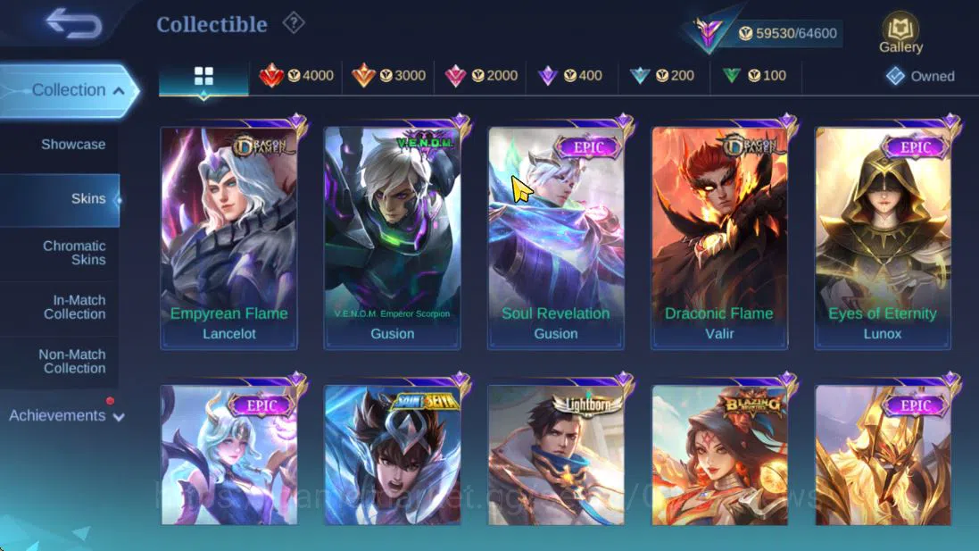 Mobile Legends: Bang Bang Accounts Hero 127|Skin 267|High Glory 62|Kungfu Thamuz,Tran image 13
