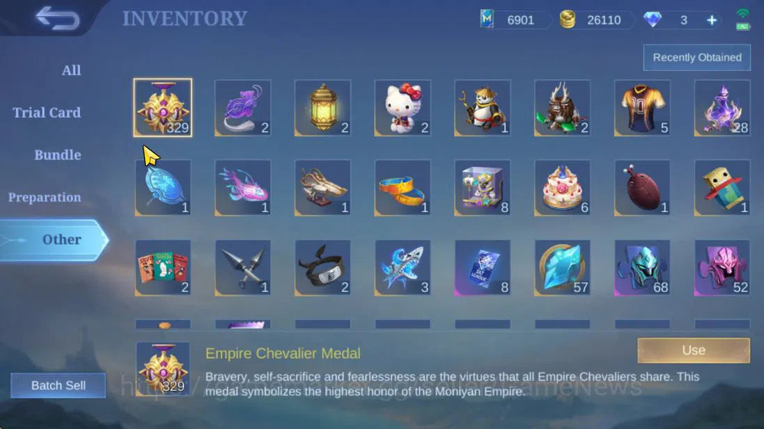 Mobile Legends: Bang Bang Accounts Hero 127|Skin 267|High Glory 62|Kungfu Thamuz,Tran image 2
