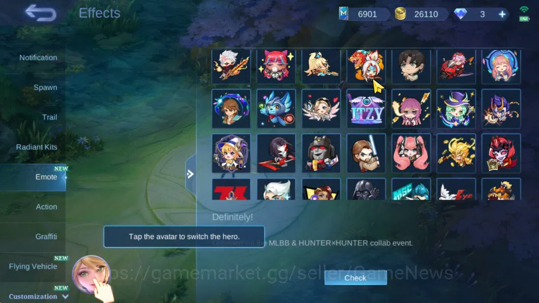Mobile Legends: Bang Bang Accounts Hero 127|Skin 267|High Glory 62|Kungfu Thamuz,Tran image 3