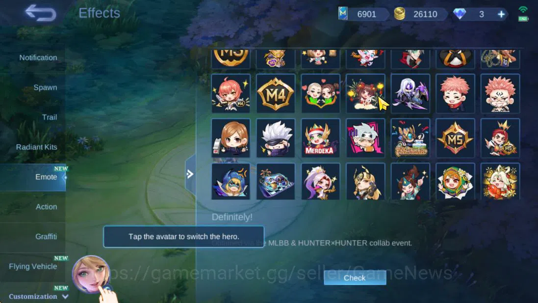 Mobile Legends: Bang Bang Accounts Hero 127|Skin 267|High Glory 62|Kungfu Thamuz,Tran image 4