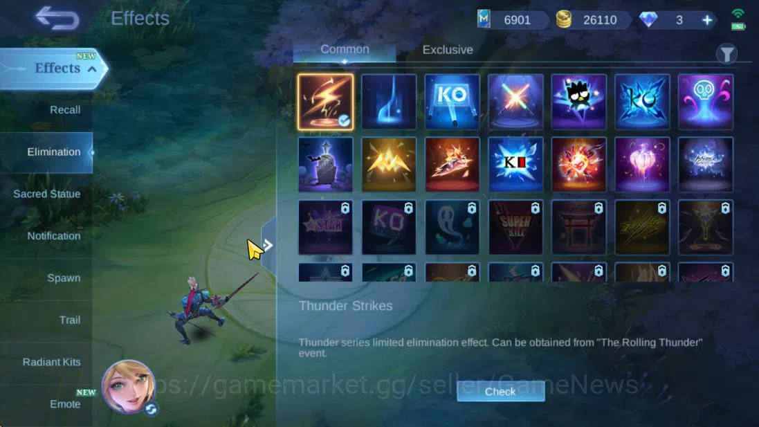 Mobile Legends: Bang Bang Accounts Hero 127|Skin 267|High Glory 62|Kungfu Thamuz,Tran image 9