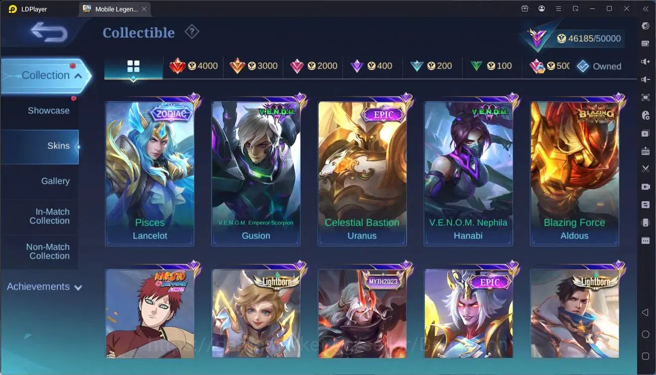 Mobile Legends: Bang Bang Accounts Global|Hero 110|Skin 189|Renowned|KOF Karina|CC Na image 9
