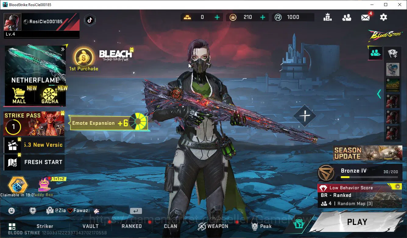 ASIA|1 ETERNAL Lv2 KALA - Requiem |NetEase|Check SS(BLS2911) Blood Strike Mid-Tier ASIA|1 ETERNAL Lv2 KALA - Requiem |NetEase|Check S image 1