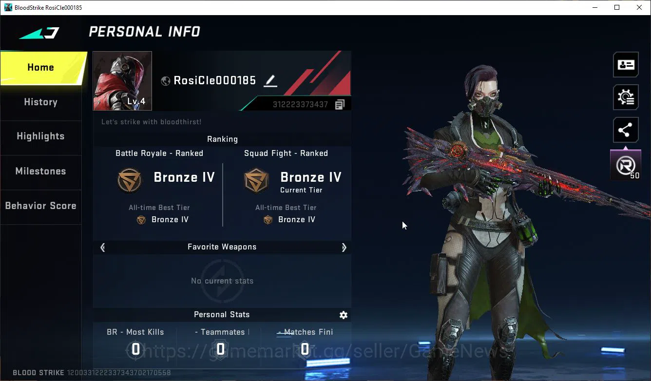 Blood Strike Accounts Mid-Tier ASIA|1 ETERNAL Lv2 KALA - Requiem |NetEase|Check SS(BLS2911) 2