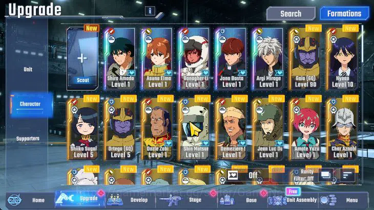 SD Gundam G Generation ETERNAL Accounts [Global] 70K DM | 1 Limit 5 UR (Unicorn, Ez8, Le C image 4