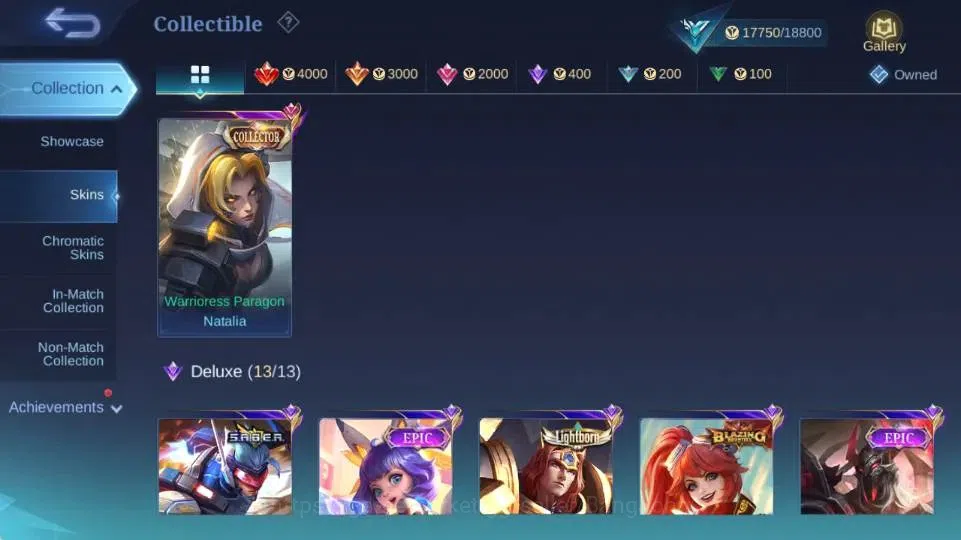 Mobile Legends: Bang Bang Accounts Global|Skin 87|Seasoned|Collector Natalia,S.A.B.E. image 10