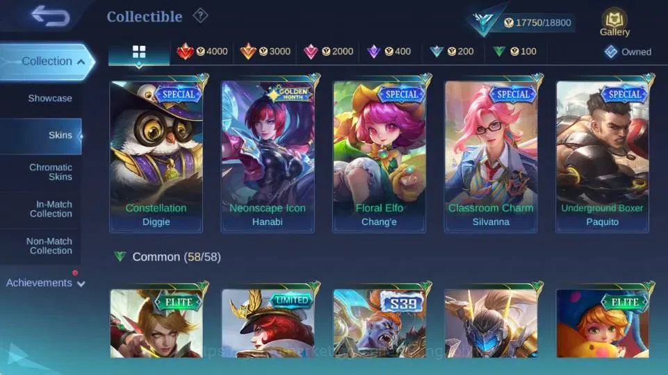 Mobile Legends: Bang Bang Accounts Global|Skin 87|Seasoned|Collector Natalia,S.A.B.E. image 5