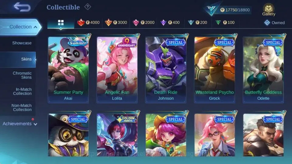 Mobile Legends: Bang Bang Accounts Global|Skin 87|Seasoned|Collector Natalia,S.A.B.E. image 6