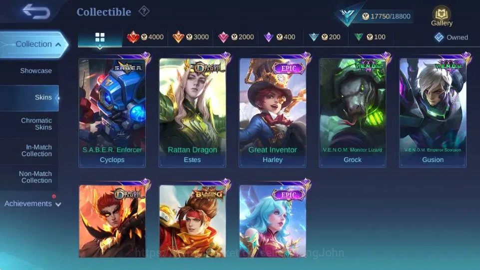 Mobile Legends: Bang Bang Accounts Global|Skin 87|Seasoned|Collector Natalia,S.A.B.E. image 8