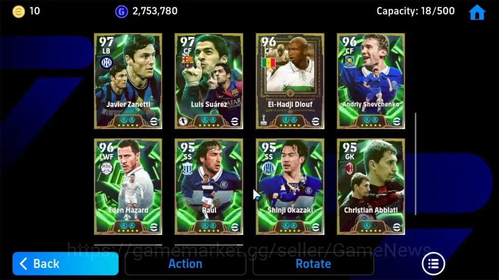 eFootball Accounts Android|BigTime Frank Rijkaard,Epic Marco van Bast image 10