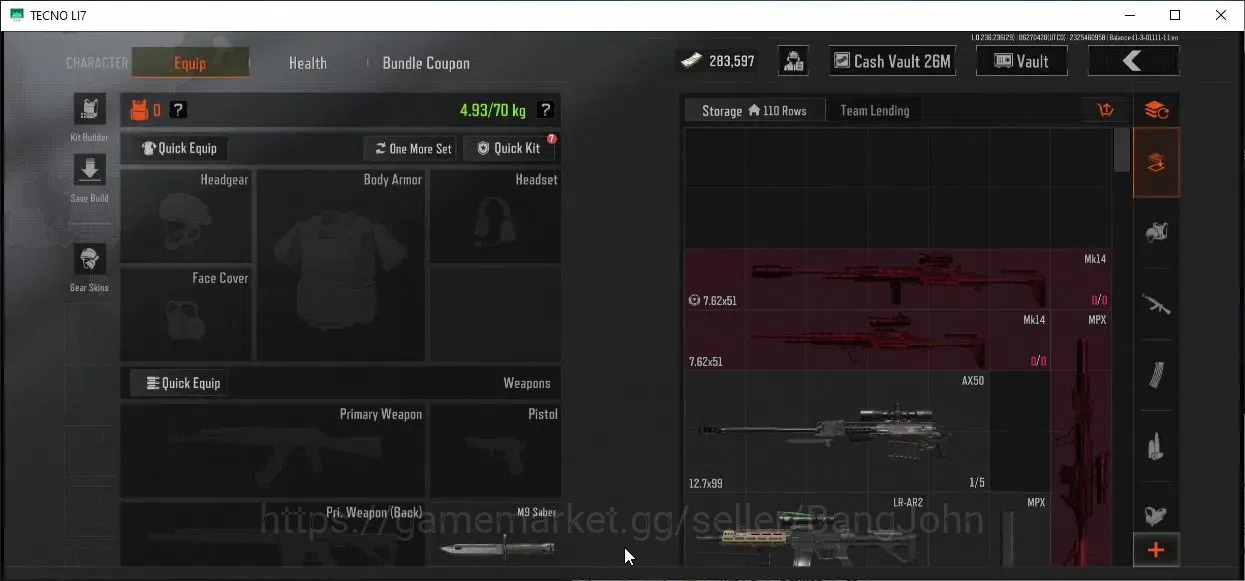 Arena Breakout Accounts Mobile | LV 30 | SV 50.8 M | CV 26.4 M |7 RedItem, image 4